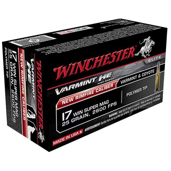 WIN 17WSM 25GR JHP 50/10 - Ammunition